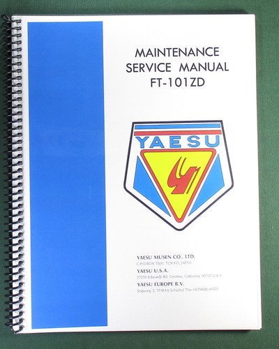 Yaesu 101zd service manual - yaesu,