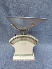 VINTAGE SALTER COUNTRY KITCHEN SCALES METAL WITH BOWL IMERIAL COTTAGECORE
