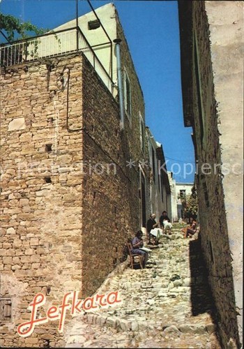 Lefkara alley old town - lefkara, in