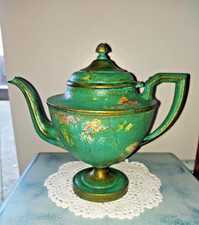 Vintage  EPNS painted Teapot