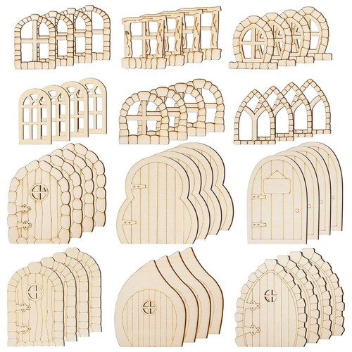 Pcs fairy door - door, wooden