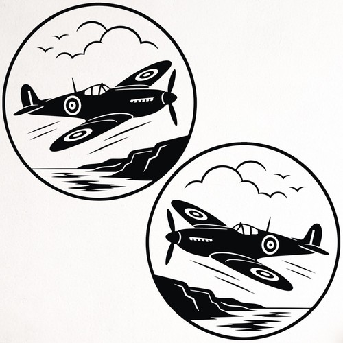 British aircraft decals - x2,
