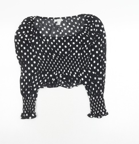 Topshop women black polka - women's,