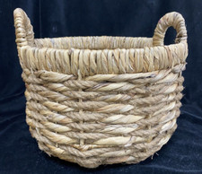 Round Twin Handled Basket Rope