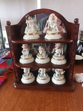 Lenox Treasures. Disney Snow White 7 Dwarfs. 24c Gold,Swarovski Crystal. Trinket