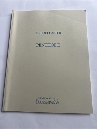 Elliot carter penthode oboe - elliot, penthode,