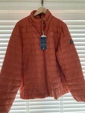 Jack Wills Mens Light Weight Down Jacket Size Large In Orange Colour  Brand New