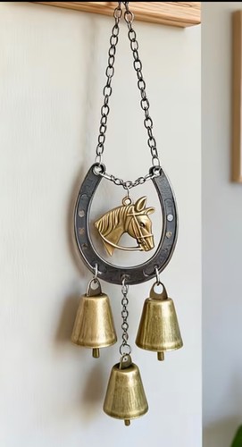 New metal horse horseshoe - new,