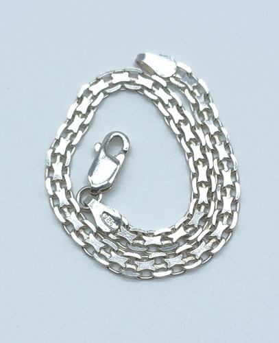 Sterling silver bismark link - sterling,