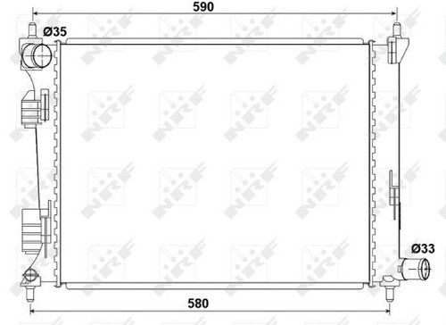 Nrf radiator for hyundai - for,
