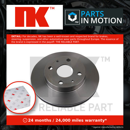Brake discs pair - 2x, vented