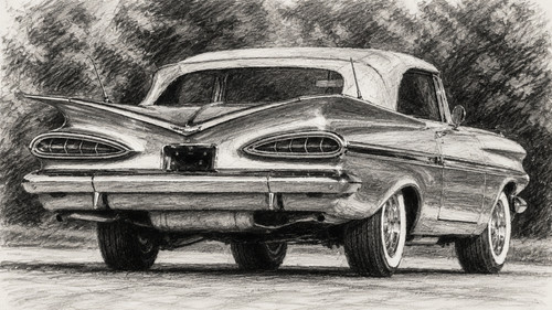 1959 chevrolet impala classic - 1959,