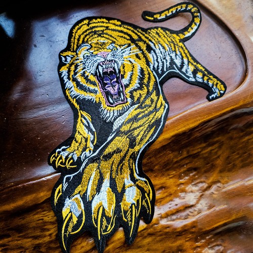 Ferocious roaring tiger with - ferocious,