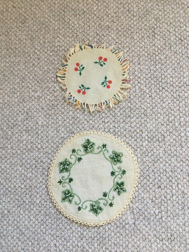 Two beautifully embroidered - two,