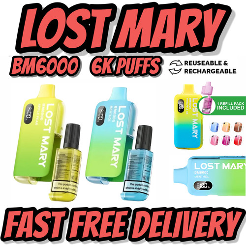 Lost mary bm6000 refillable - lost,