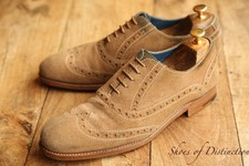 Barker Brown Suede Oxford