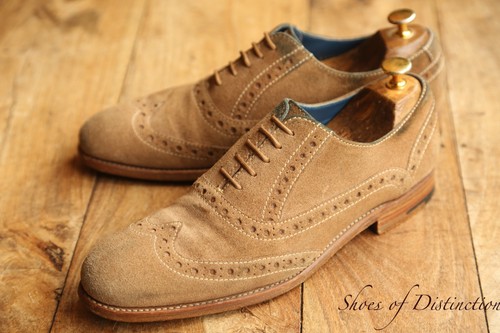 Barker brown suede oxford - barker,