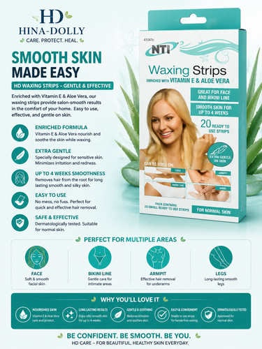 Waxing strip ready use 20pk - strip,