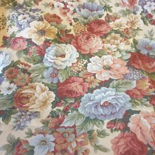 Vtg 80s Cotton Pr Curtains