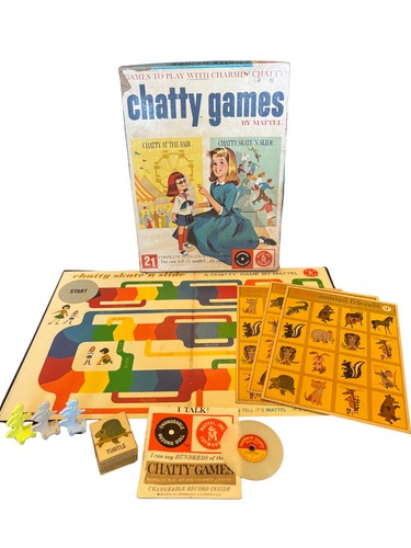 1962 mattel chatty games - 1962,