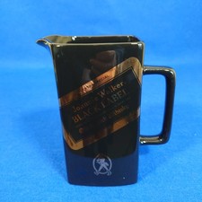 Johnnie Walker Black Label Whiskey Advertising Bar Top Water Jug Wade Original