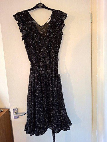 Amaranto black white polka - amaranto,