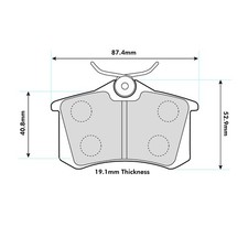 Ferodo DS2500 Rear Brake Pads
