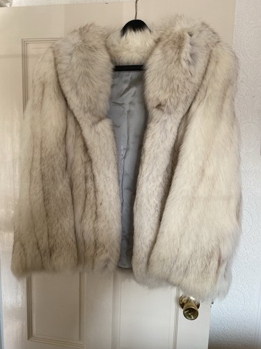 Genuine vintage silver fox fur - vintage,