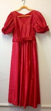 1980s Bright Red Ballgown With