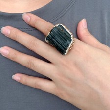Natural Black Tourmaline Rough