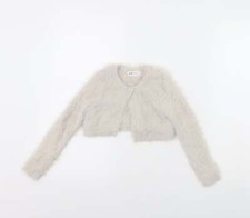 H&M Girls Beige V-Neck