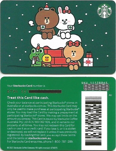Australia starbucks card - ,