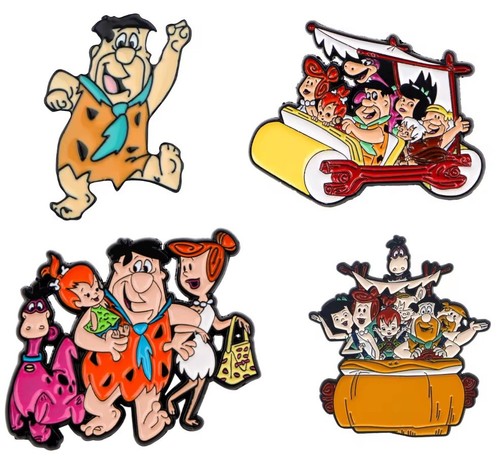 Flintstones enamel pin badges