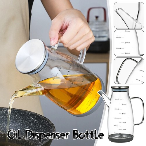 Oil dispenser bottle with - dispenser, drip