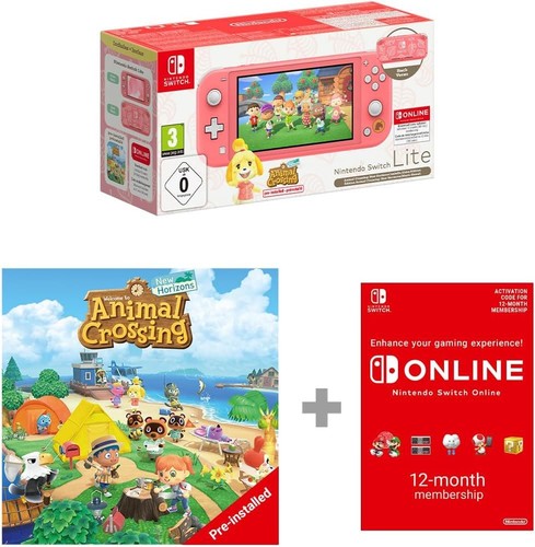 Nintendo switch lite coral - nintendo,