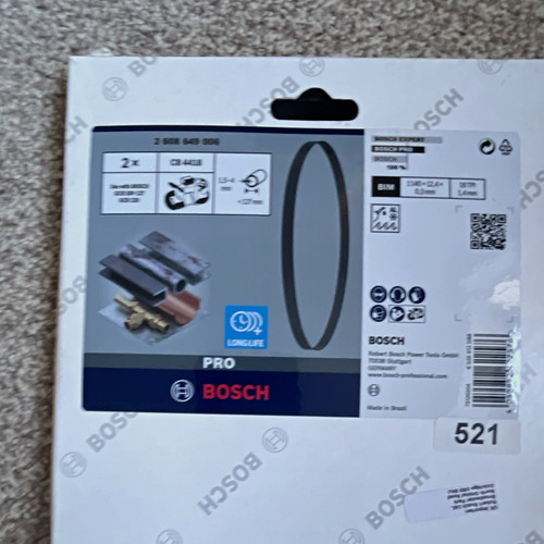 Bosch pro bandsaw blades - pro,
