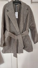 Next Grey Beltet Coatigan Size