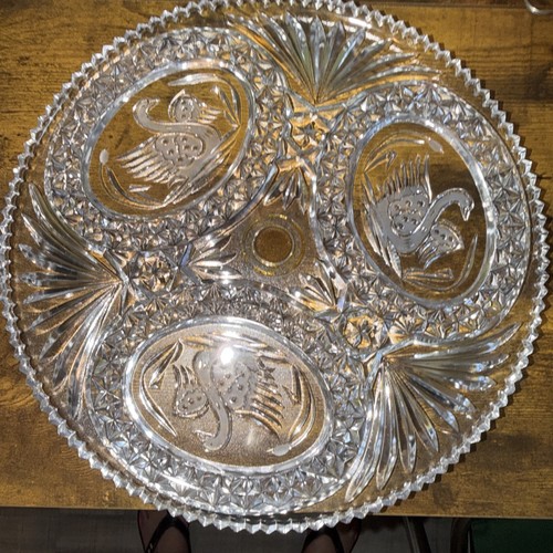 Hofbauer cut cystal swan - cut, cake