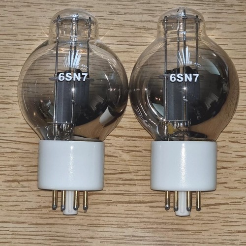 6sn7 globe design matched pair - matched,