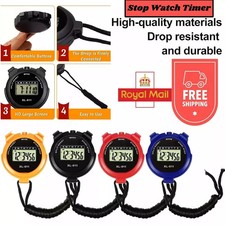 New Digital Handheld Sports Stopwatch Stop Watch Timer Alarm Counter Seller uk⏱⏱