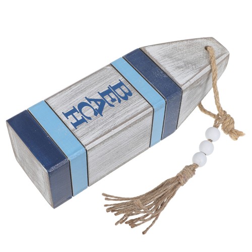 Multi color wooden buoy with - multi,