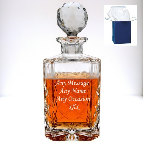 Personalised engraved crystal - personalised,