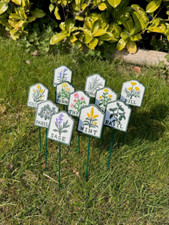 Hand Painted Cast Iron Herb