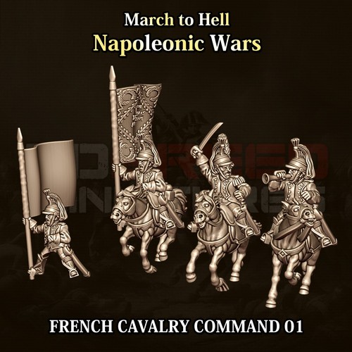 15mm french napoleonic cavalry - napoleonic,