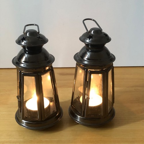 Decorative lantern style metal