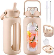 Glass water bottles with 2 - 2l,