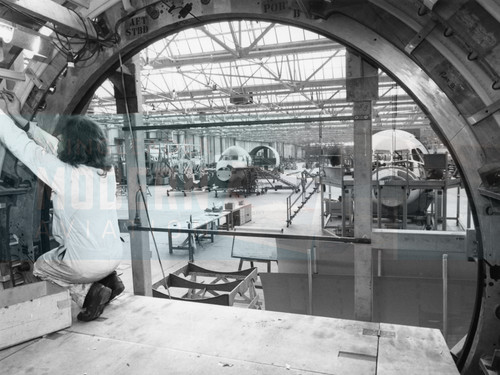Aircraft production factory - production,