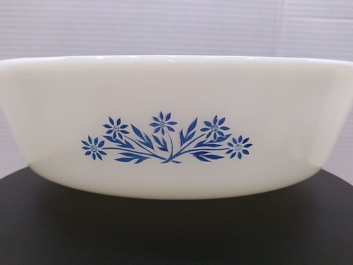 Vtg anchor hocking blue - hocking,