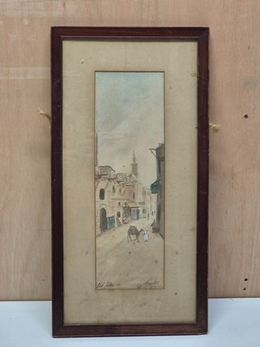 Antique watercolour old - antique,