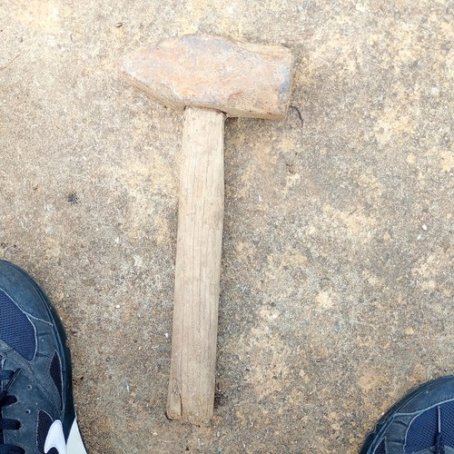 Vintage hammer iron munger - vintage,